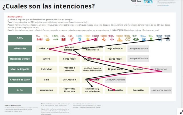 ¿Cuáles son las intenciones?