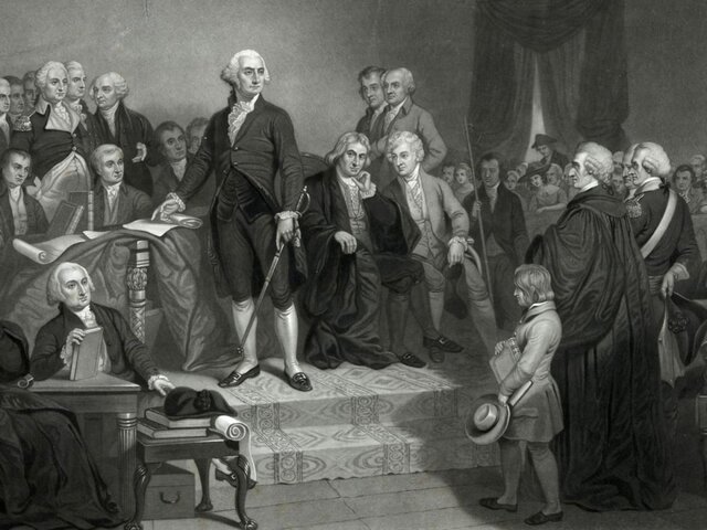 Presidential Inauguration of George Washington