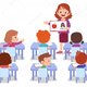 Profesor alumno aislado 97632 589