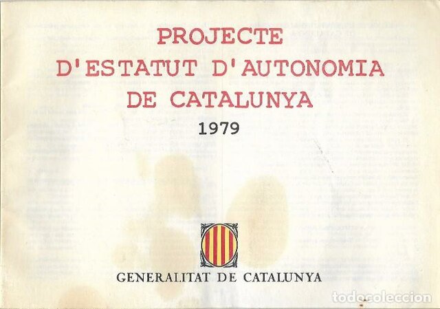 Projecte d'Estatut d'Autonomia