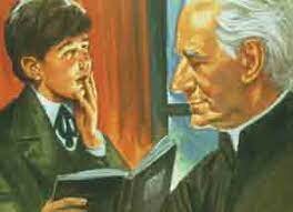 Juan Bosco estudia con Don Calosso