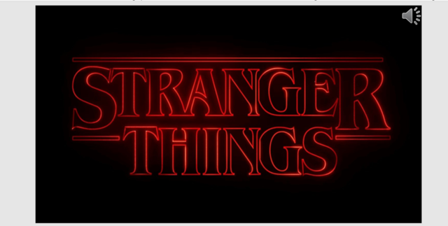 Stranger Things Presentation