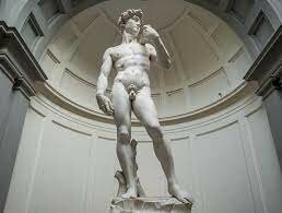 Michelangelo finishes "David"