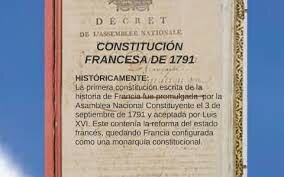 Primera constitución de Francia