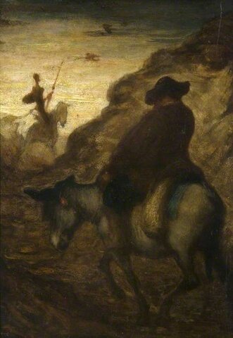 Don Quixote and Sancho Pansa - Daumier