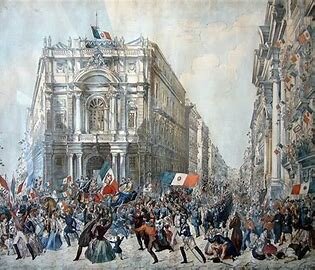 Entrada de Garibaldi en Nápoles