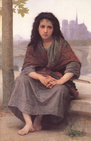 La bohemia - Bouguereau