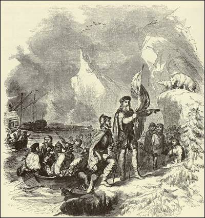 Jean Cabot débarque en Amérique du nord