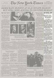 Democrats gain seats (Nov 1986)