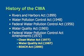 Water Quality Control Act
