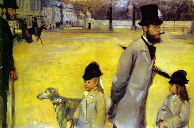 Plaza de la concordancia - Degas