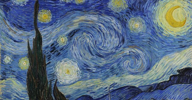 La noche estrellada - Van Gogh