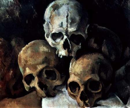 Pyramid of Skulls - Cézanne