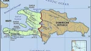 Making landfall in Hispaniola