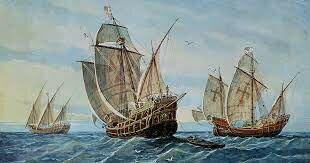 Columbus discovers major land