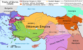 Ottoman Empire gets split up