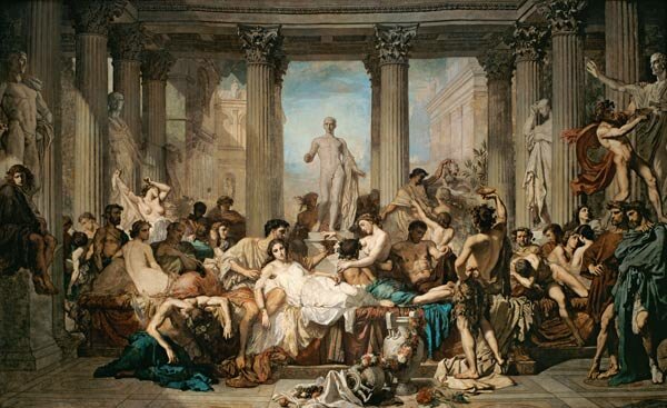 The Romans in their Decadence - Thomas Couture