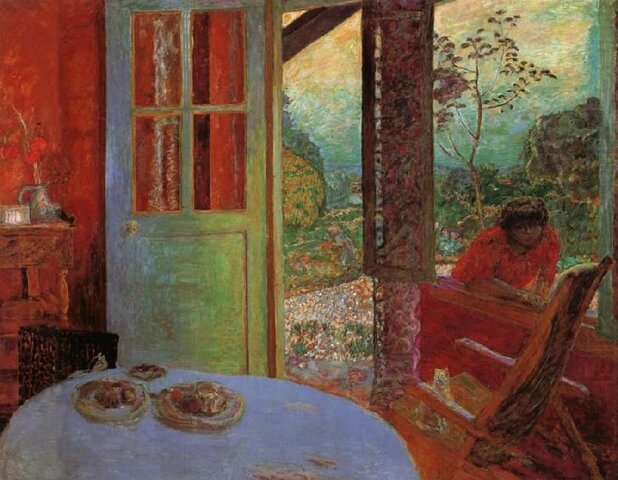 The Dining Room in the Country - Bonnard