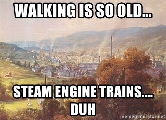the first steam engine train