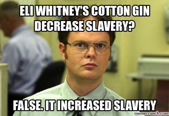 the cotton gin was invetnd