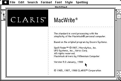 MacWrite 1.0