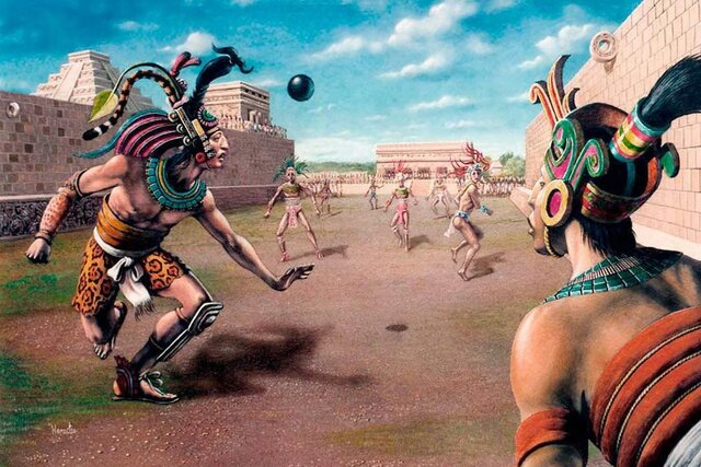 Siglo XI-XIII Juego de pelota (maya-azteca)