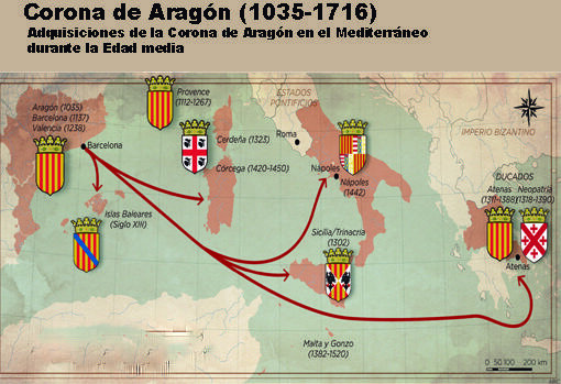 Integración del Reino de las Dos Sicilias (Nápoles y Sicilia) a la Corona de Aragón