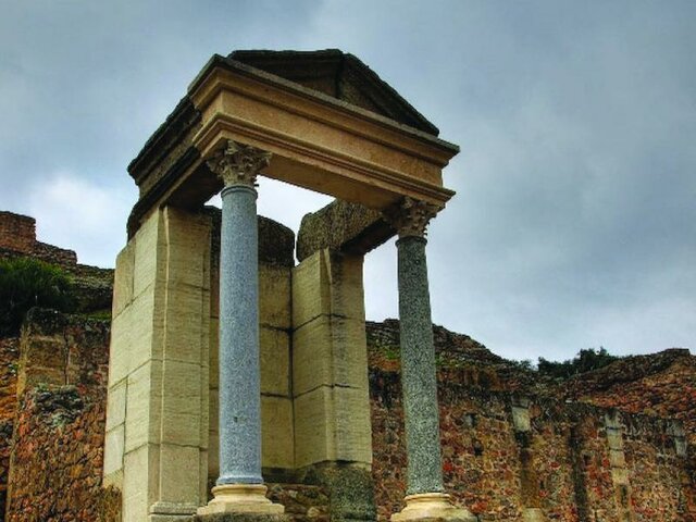 ROMA. ARQUITECTURA. Ciudad romana de Munigua