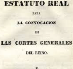 Estatuto Real de 1834