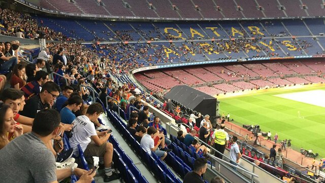 Vaig al Camp Nou per primer cop