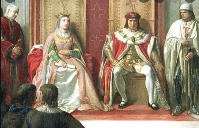 Ferdinand of Aragon and Isabella of Castille Marry