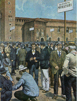 PRIMO SCIOPERO GENERALE IN ITALIA