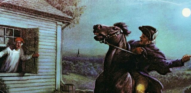 Midnight ride of Paul Revere