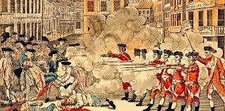 1000s of redcoats in boston