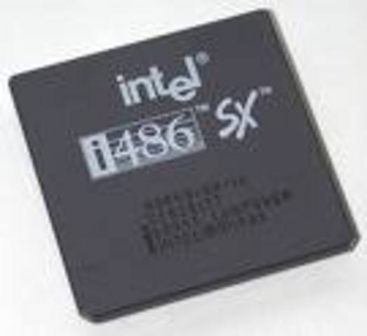 Lanzamiento del Intel 80486SX
