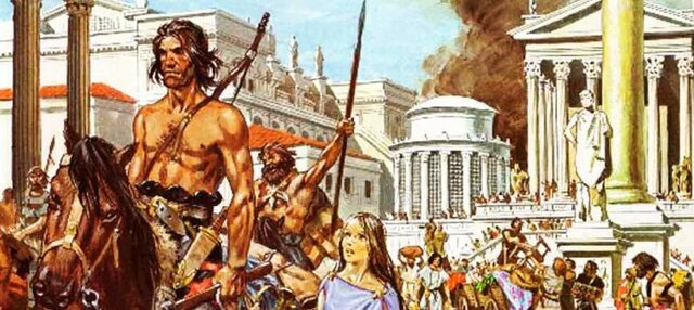 ROMA È SACCHEGGIATA DAI VISIGOTI