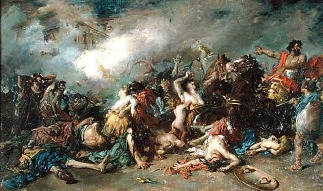 Destrucción de Sagunto por Aníbal