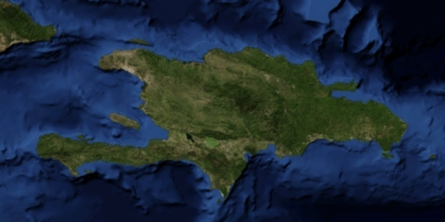 Columbus Discovers Hispaniola