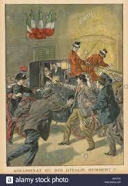 Assassinio a Monza del re Umberto.