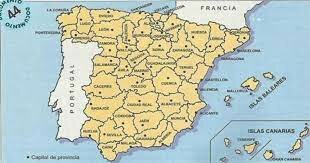 División provincial de Javier de Burgos.
