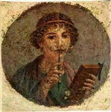 La Poetisa de Pompeya (Retrato de Safo de Lesbos)