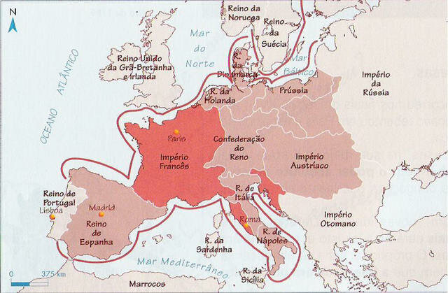 Napoleón declara el bloqueo continental