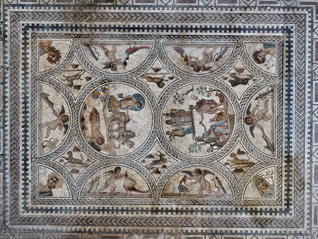 MOSAICO DE LOS AMORES CASTULO