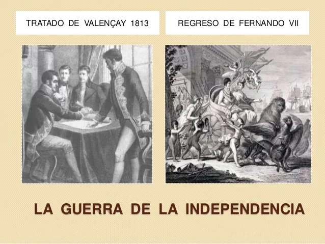 Tratado de Valençay y retorno de Fernando VII. Inicio del Sexenio absolutista