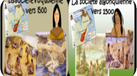 Timeline: La société iroquoienne et la société algonquienne vers 1500