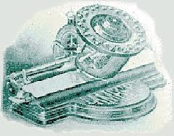 First Typewriter