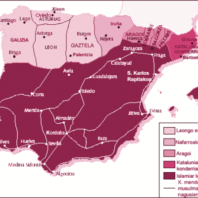 Timeline: Zona cristiana península ibérica