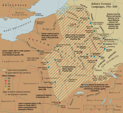 Batalla de Estrasburgo o de Argentoratum contra los alamanes (357)
