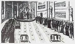 Restauración del absolutismo y persecución de los liberales.