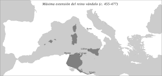 Los vándalos llegan a África: apogeo y expansión del reino vándalo con Genserico (429-455)